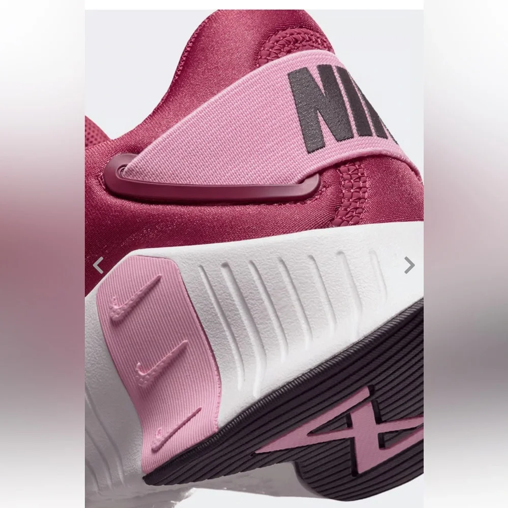 Nike Women's Burgundy and Pink Athletic Shoes - Picture 3 of 9